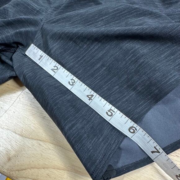 Lululemon Surge Short 6" Updated All Court Texture Deep Coal Black Men's Medium - Picture 10 of 10